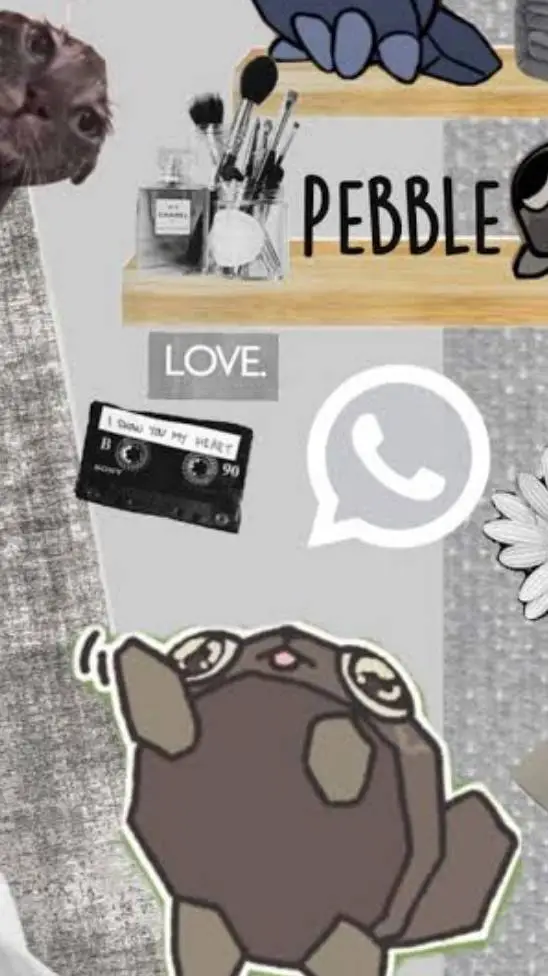 ai character: Pebble  background