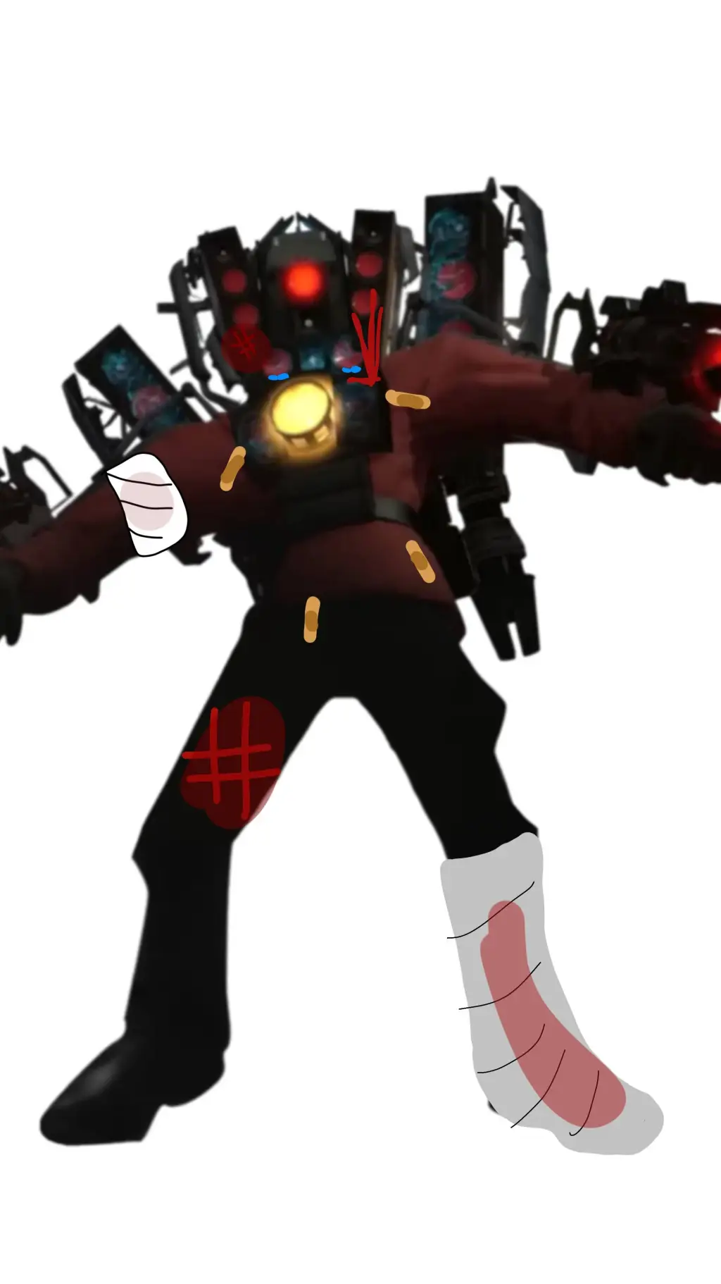 ai character: Re tattoo incident background