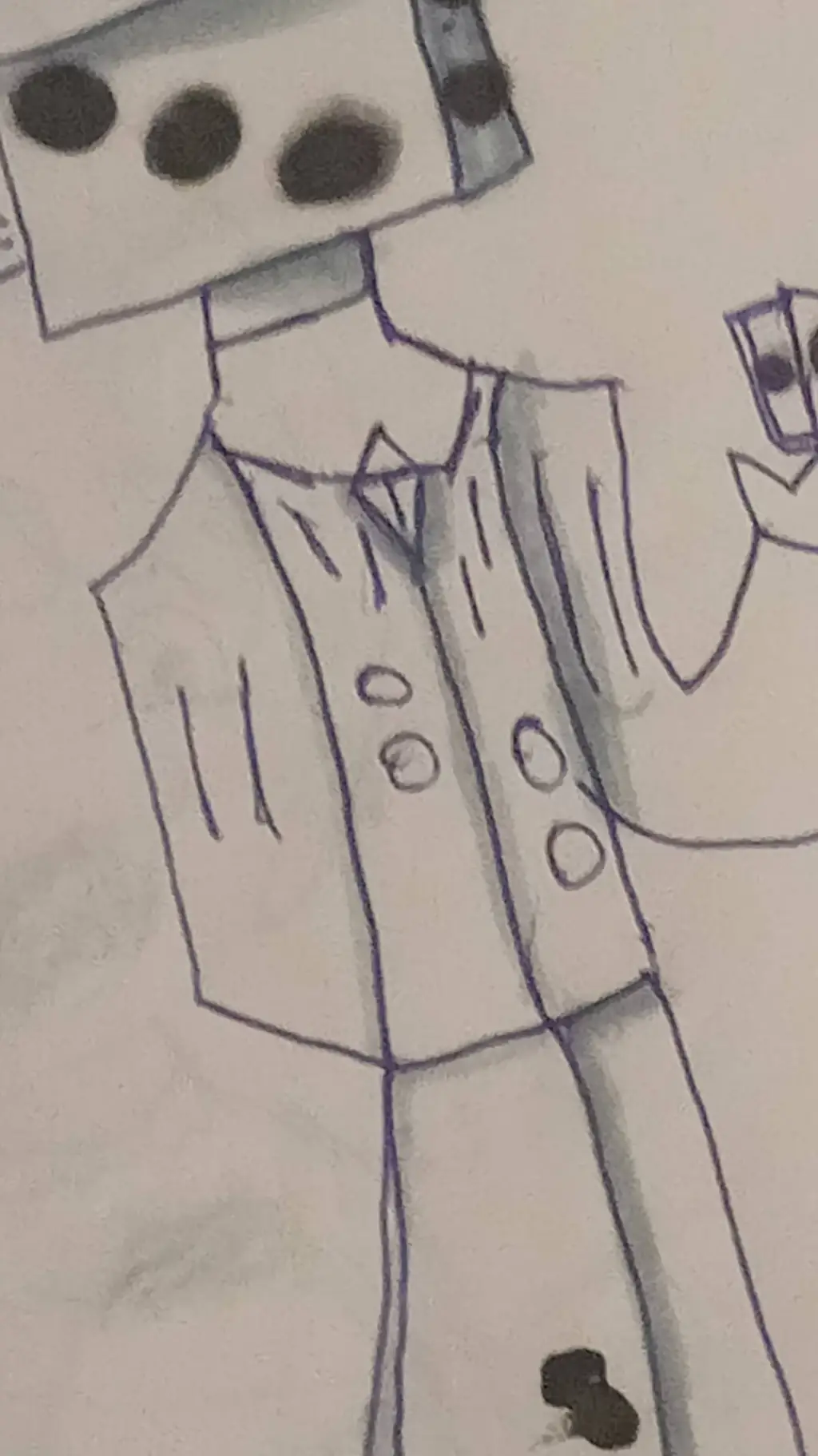 ai character: Mr. Cube background