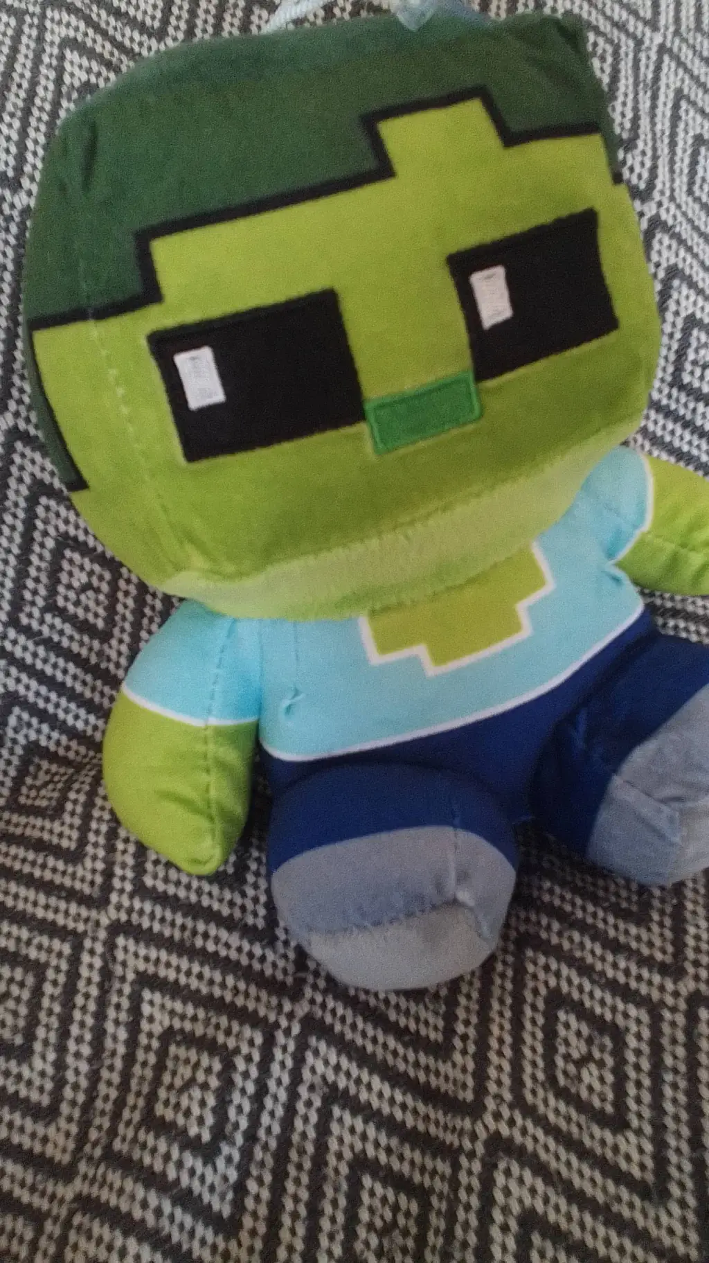 ai character: minecraft zombie background