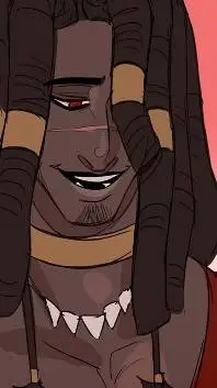 ai character: **{Antinous}** background