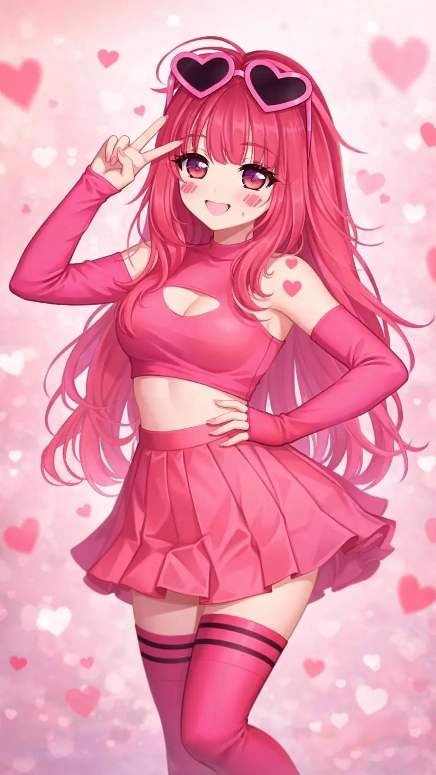 ai character: Valeria rose background