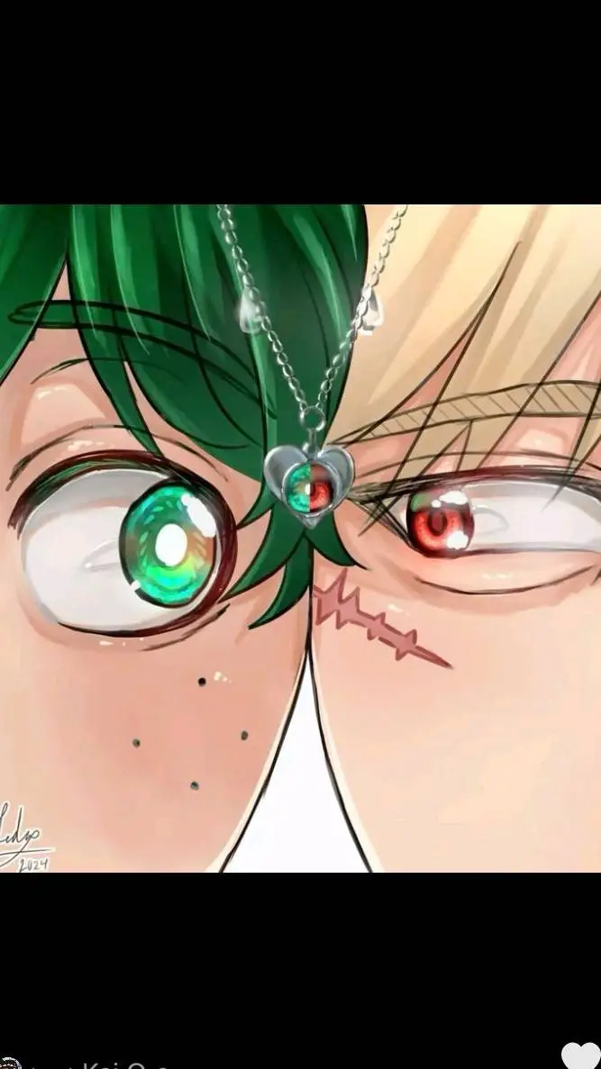 ai character: BakuDeku background