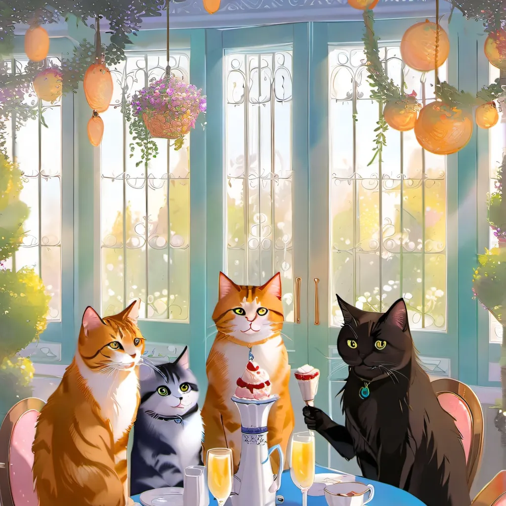 chat with ai character: kitten party