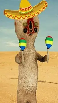 ai character: SCP-173 goes to M. background