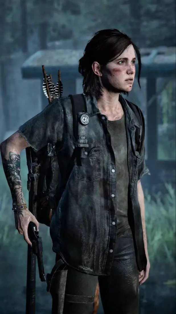 ai character: Ellie Williams  background