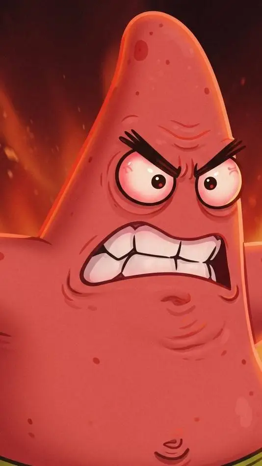 ai character: Mad Patrick Star background