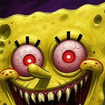 chat with ai character: creepy spongebob