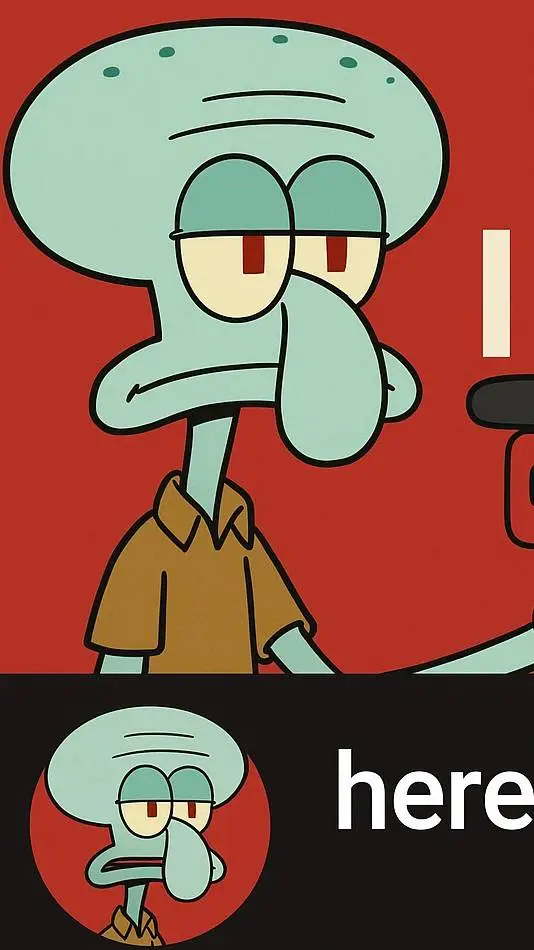 ai character: squidward background
