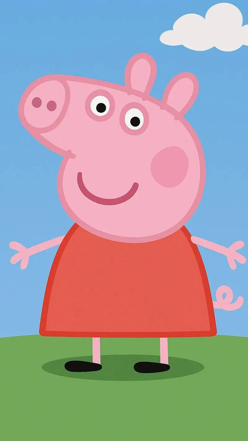 ai character: Peppa pig background