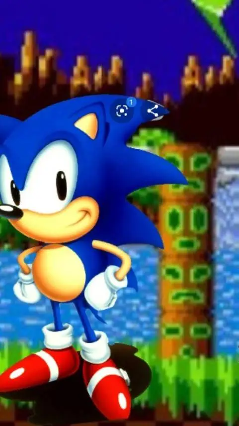 ai character: Sonic background