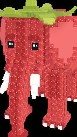 ai character: Strawberry Elephan background