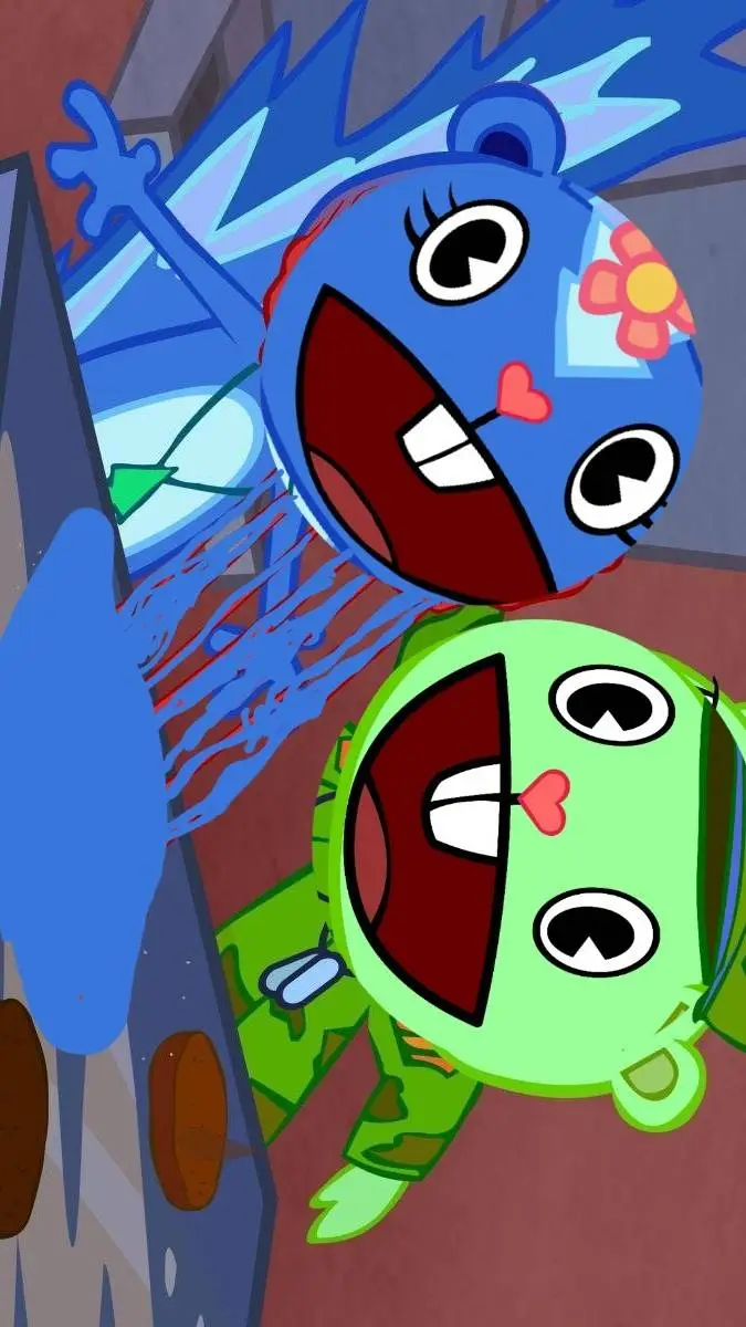 ai character: HTF balloon background