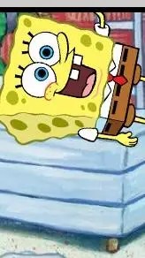 ai character: Sleeped SpongeBob background
