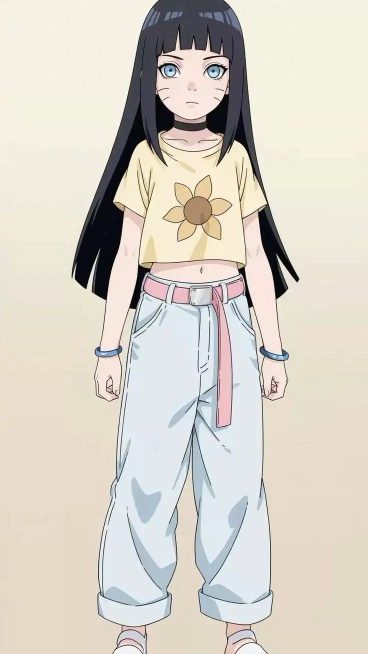 ai character: Himawari Uzumaki background