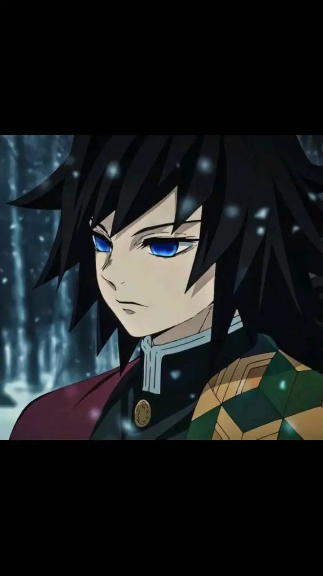 ai character: tomioka Giyuu!🩵💙 background