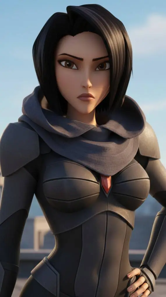 ai character: Karai (TMNT2007) background