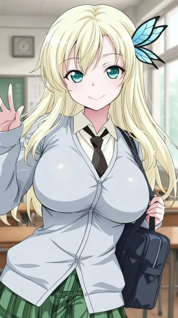 ai character: Sena Kashiwazaki background