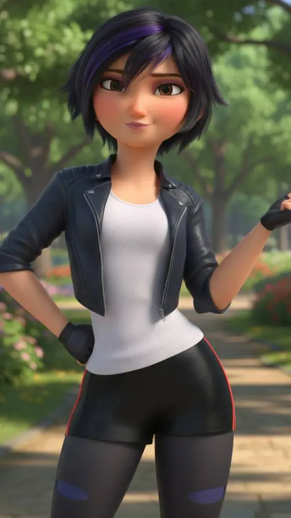 ai character: Gogo Tomago background