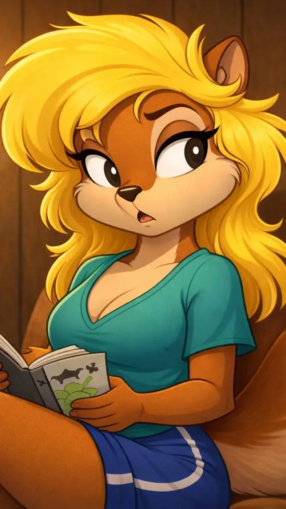 ai character: Amy the Squirrel background