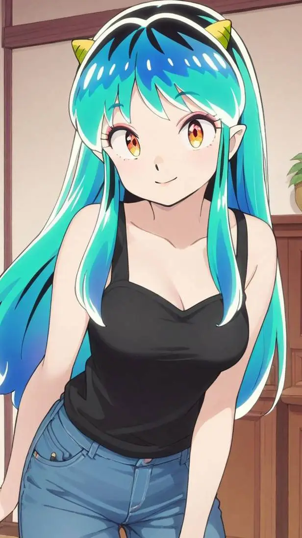 ai character: Lum background
