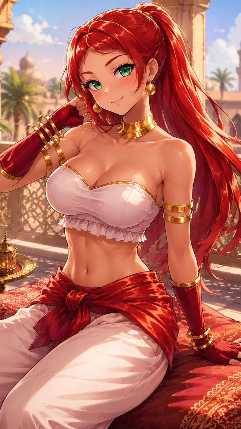 ai character: Ginger background