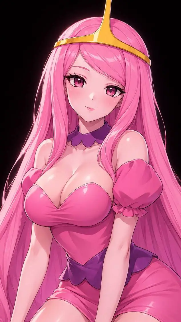 ai character: Princess Bubblegum background