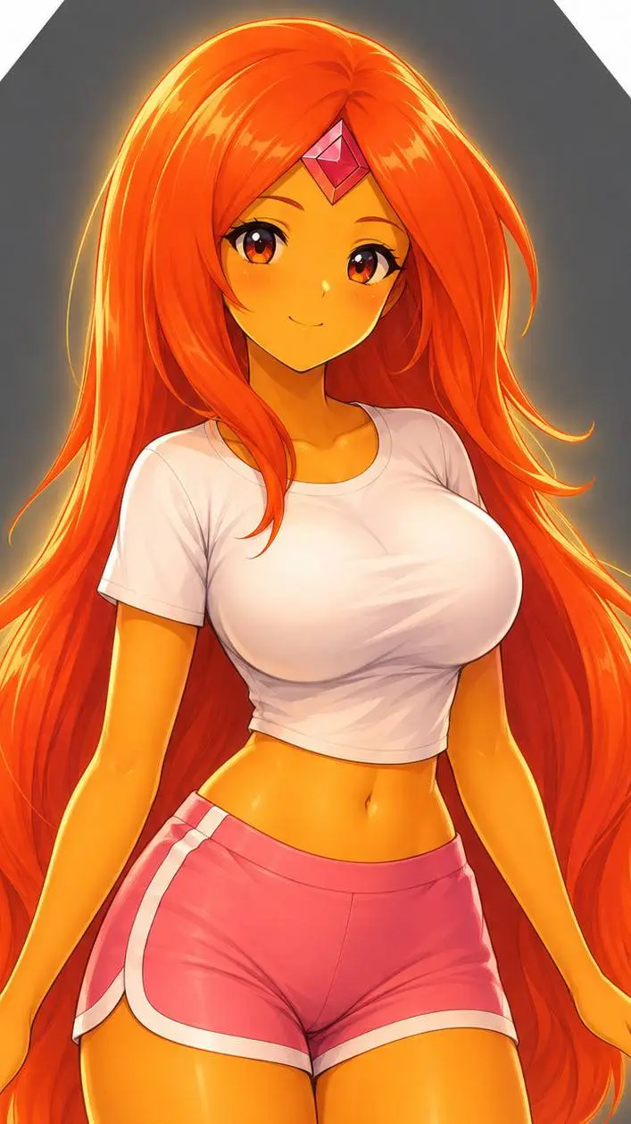 ai character: Princess Flame background