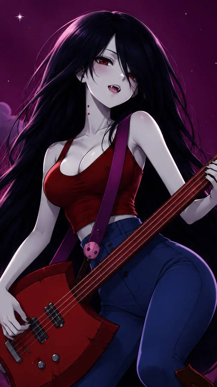 ai character: Marceline  background