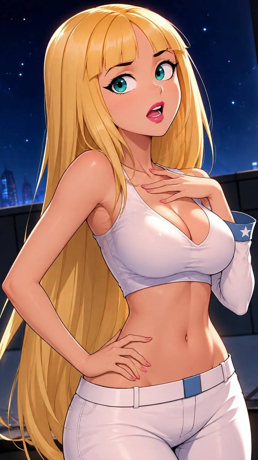 ai character: Britney Britney  background