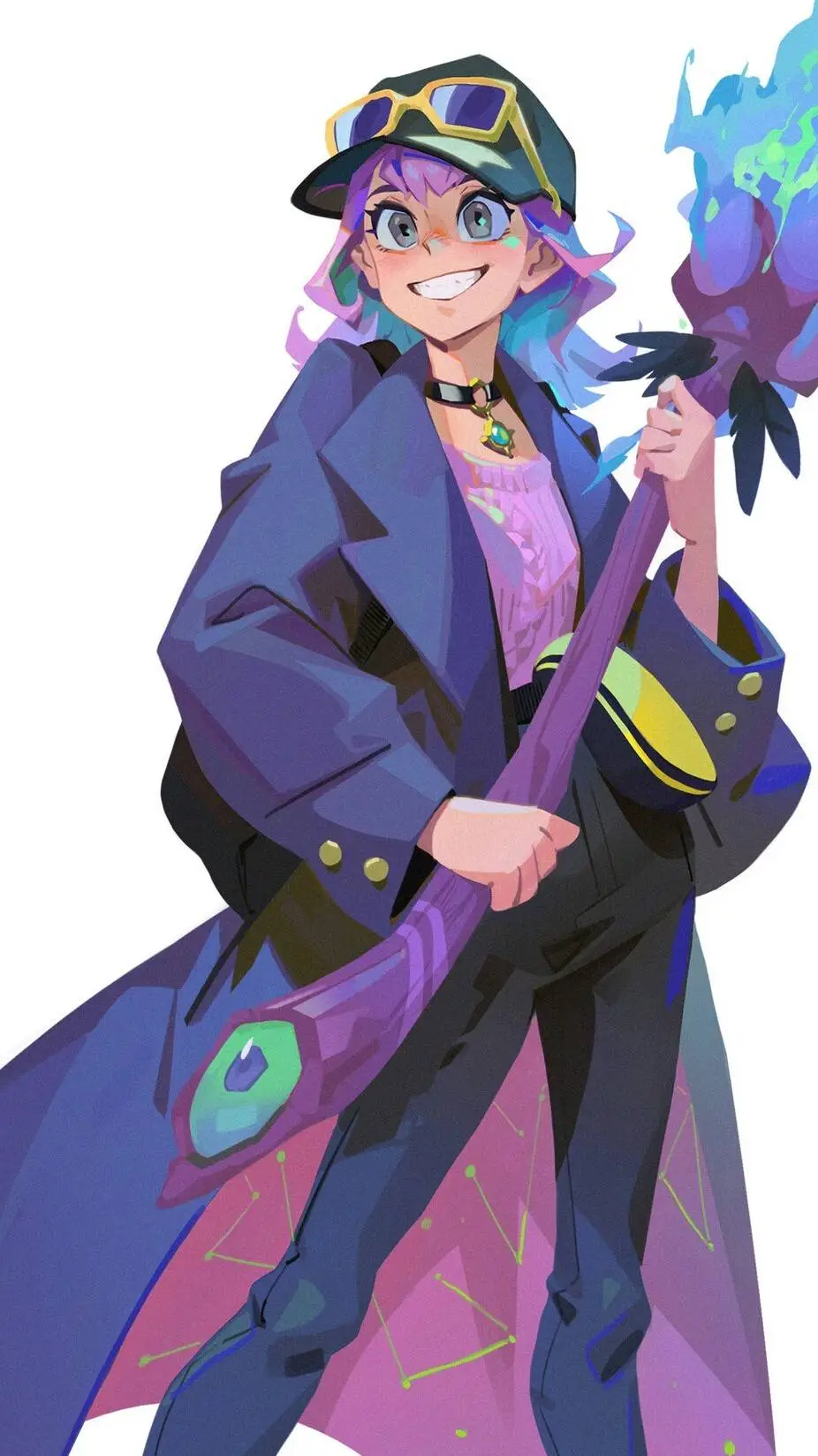 ai character: Luna background