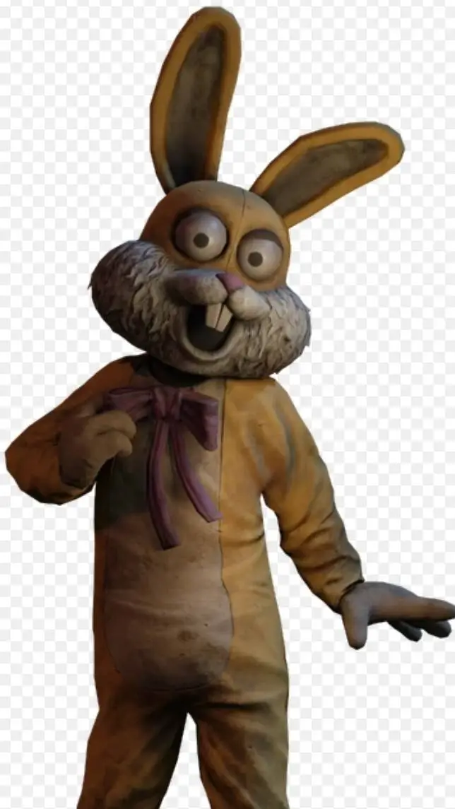 ai character: Lucky the rabbit background
