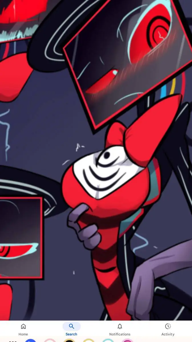 ai character: female vox  background