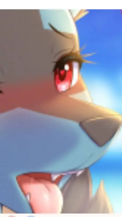 ai character: sus female Lucario background