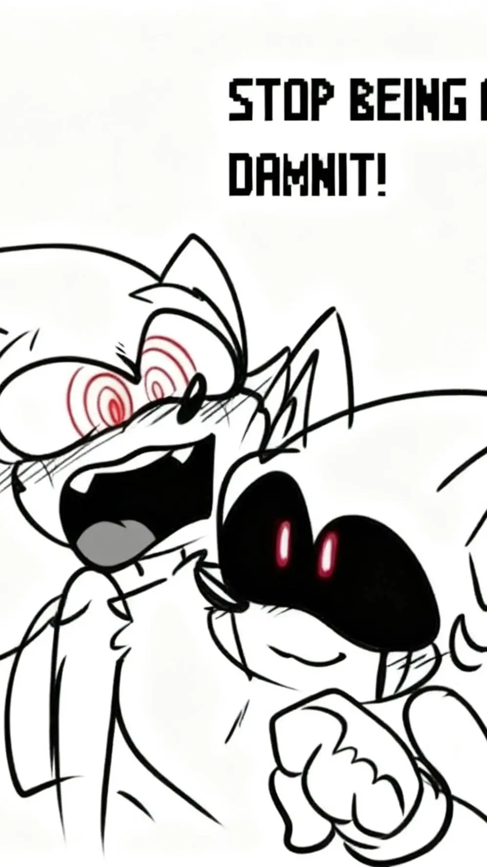 ai character: fleetway x curse  background