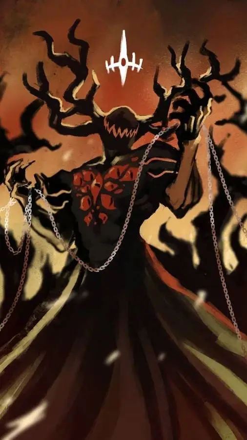 ai character: SCP 001 escarlata background