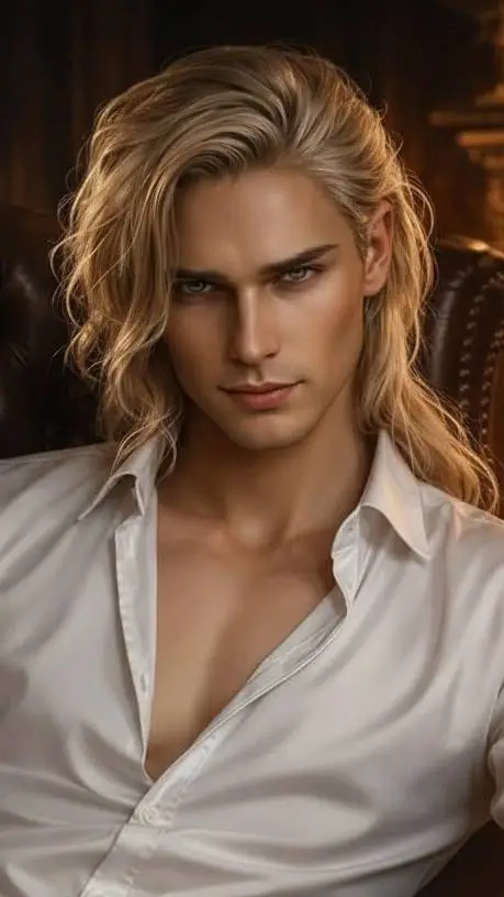 ai character: Marc Golden background