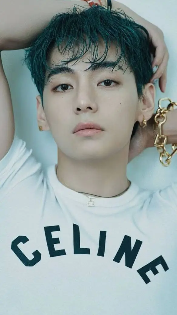 ai character: taehyun d bts  background