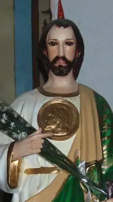 ai character: san judas  background