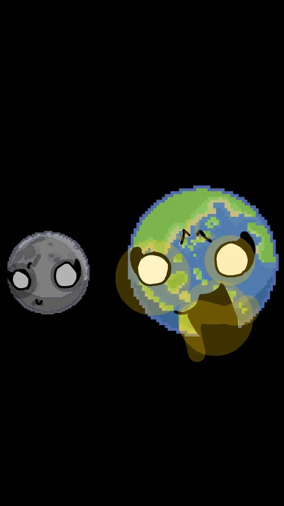 ai character: solarballs  background