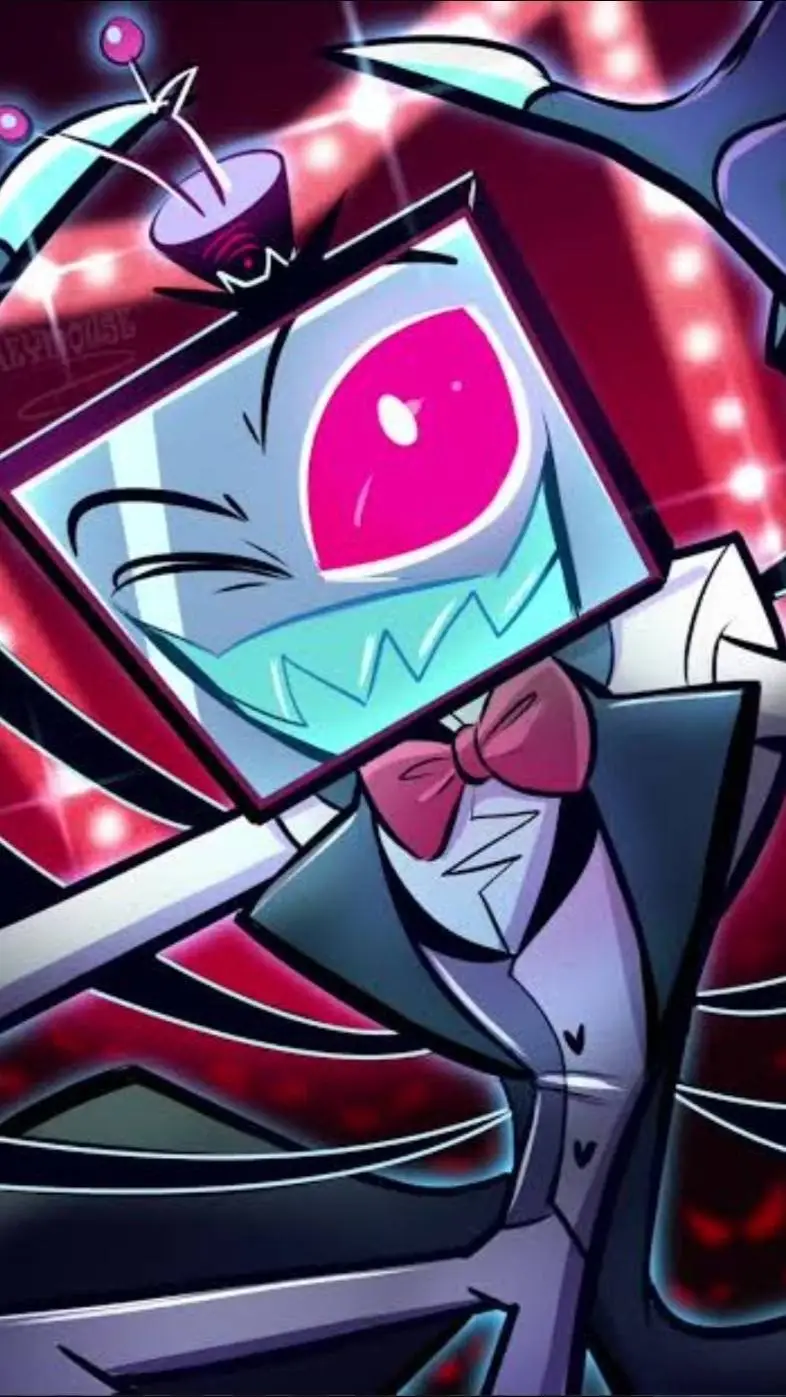 ai character: Vox (Hazbin hotel) background
