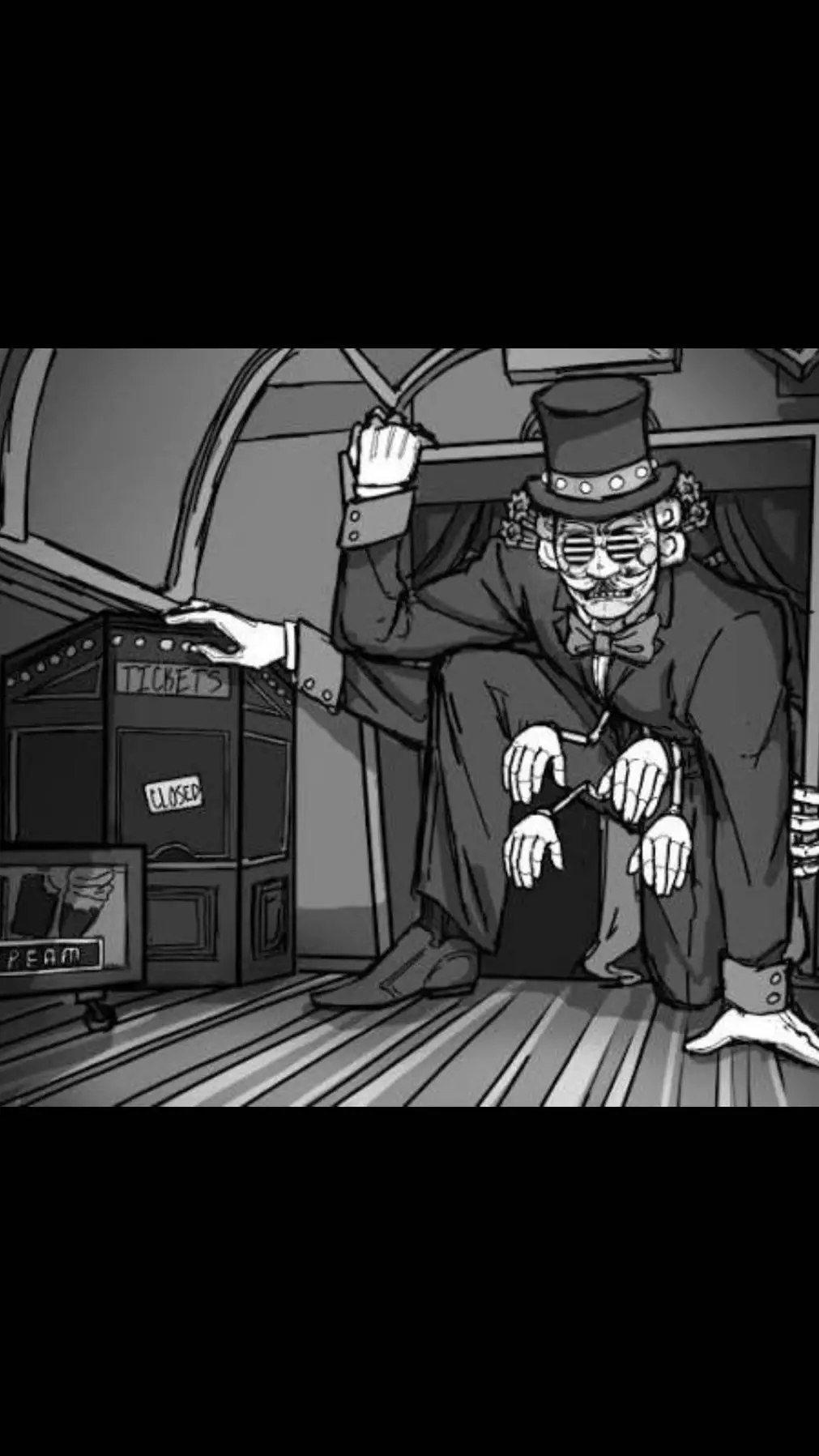 ai character: Humanoid Big Top background