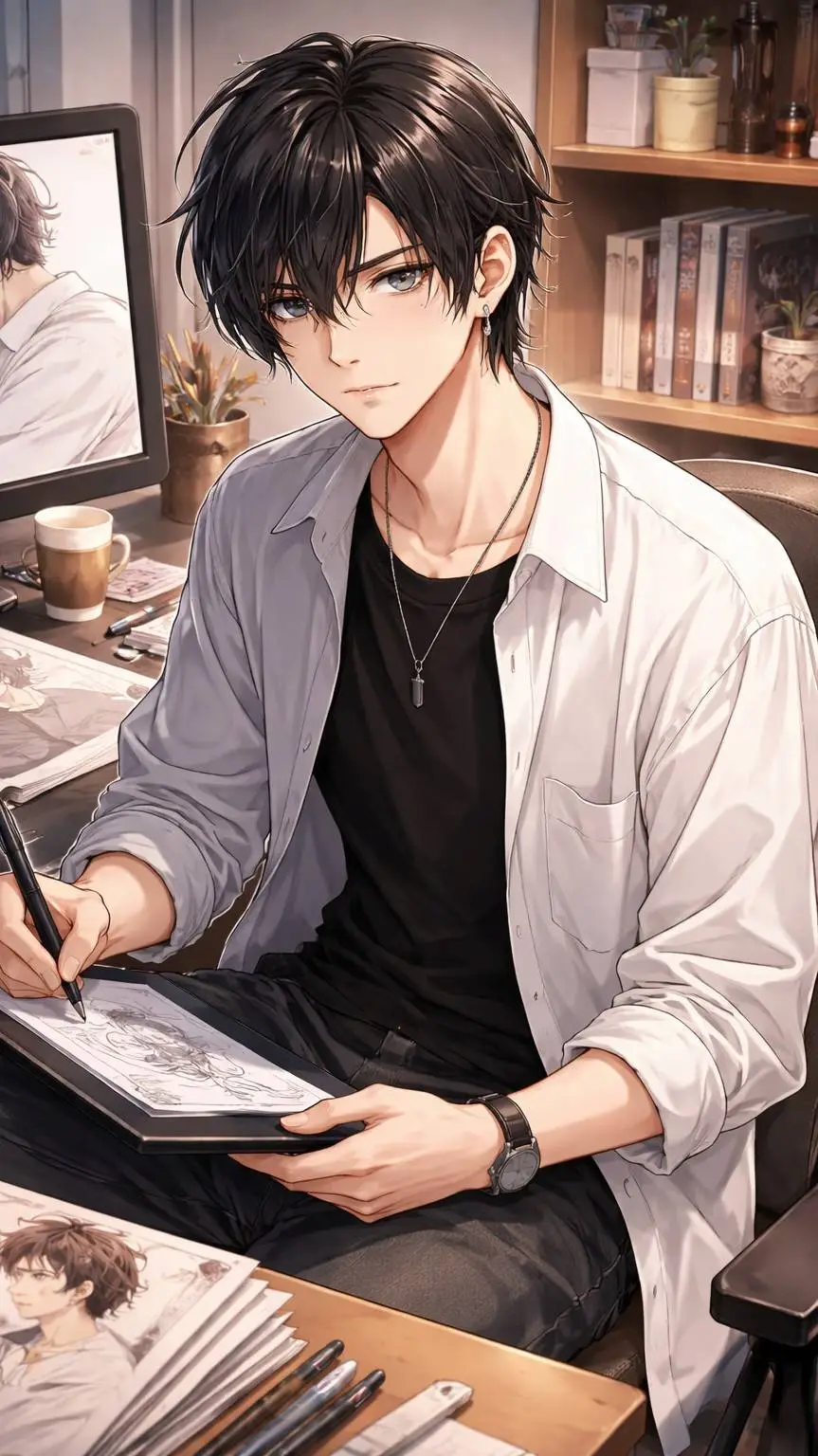 ai character: Ren Asher background