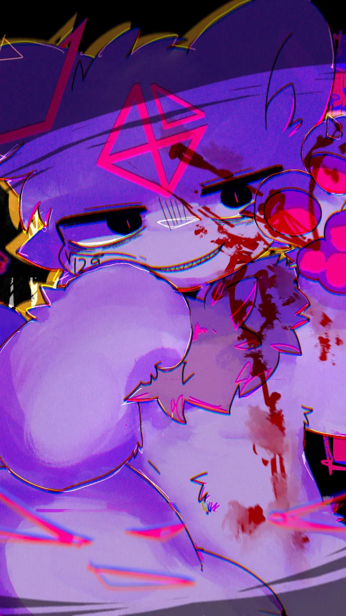 ai character: Delmu demon  background