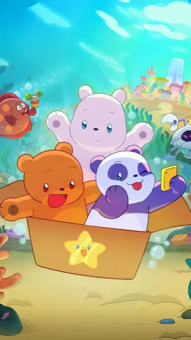 ai character: We baby bears 🐻 background