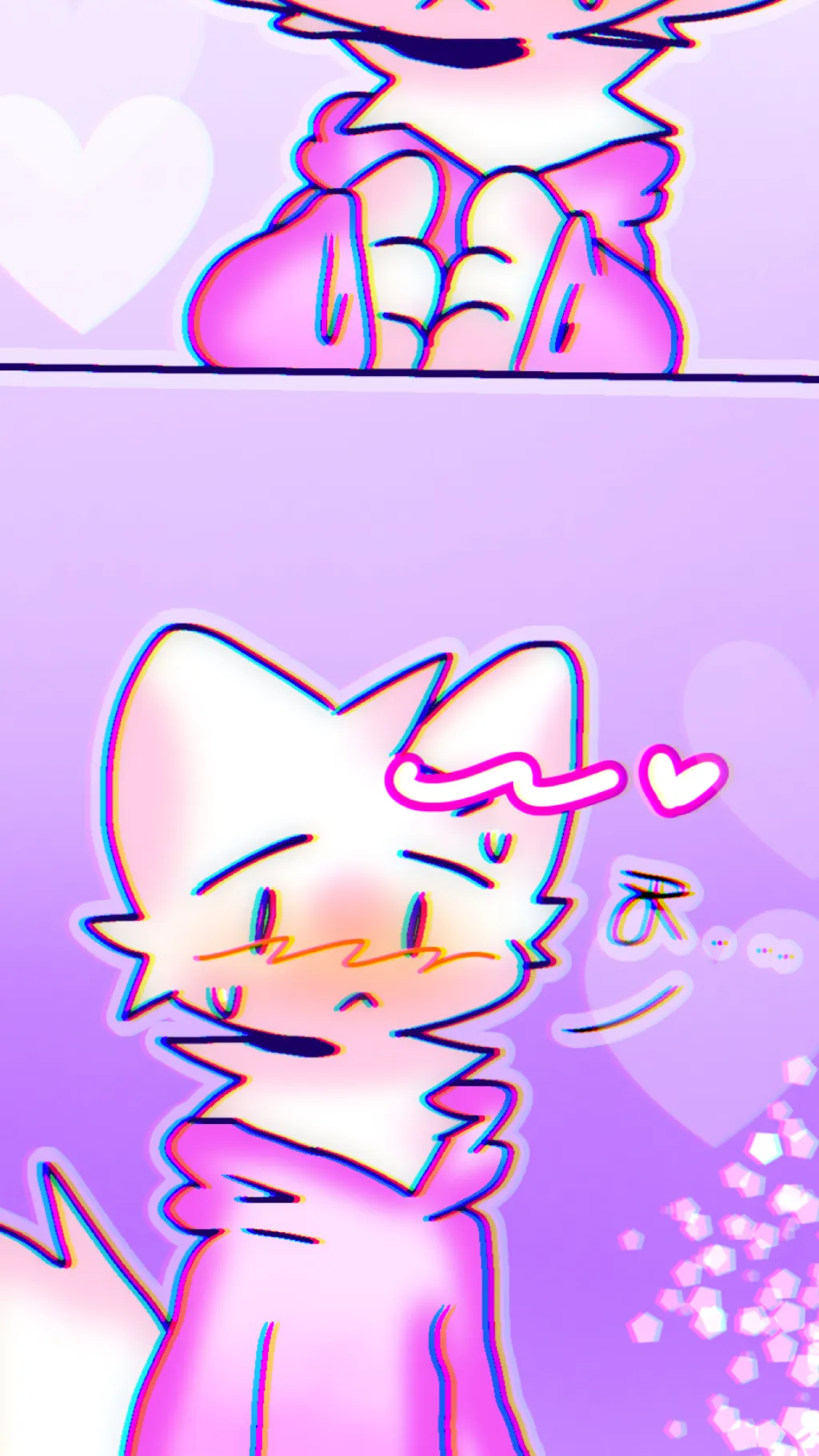 ai character: Girl kisser  background
