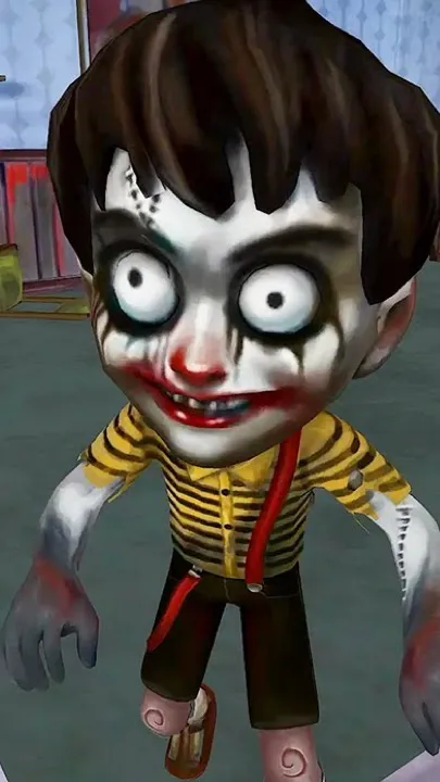 ai character: Scary child  background