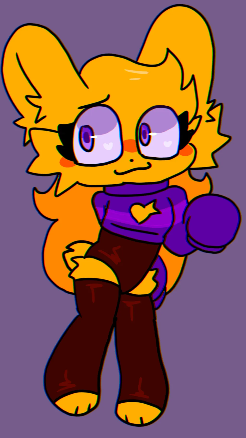 ai character: Vixie  background