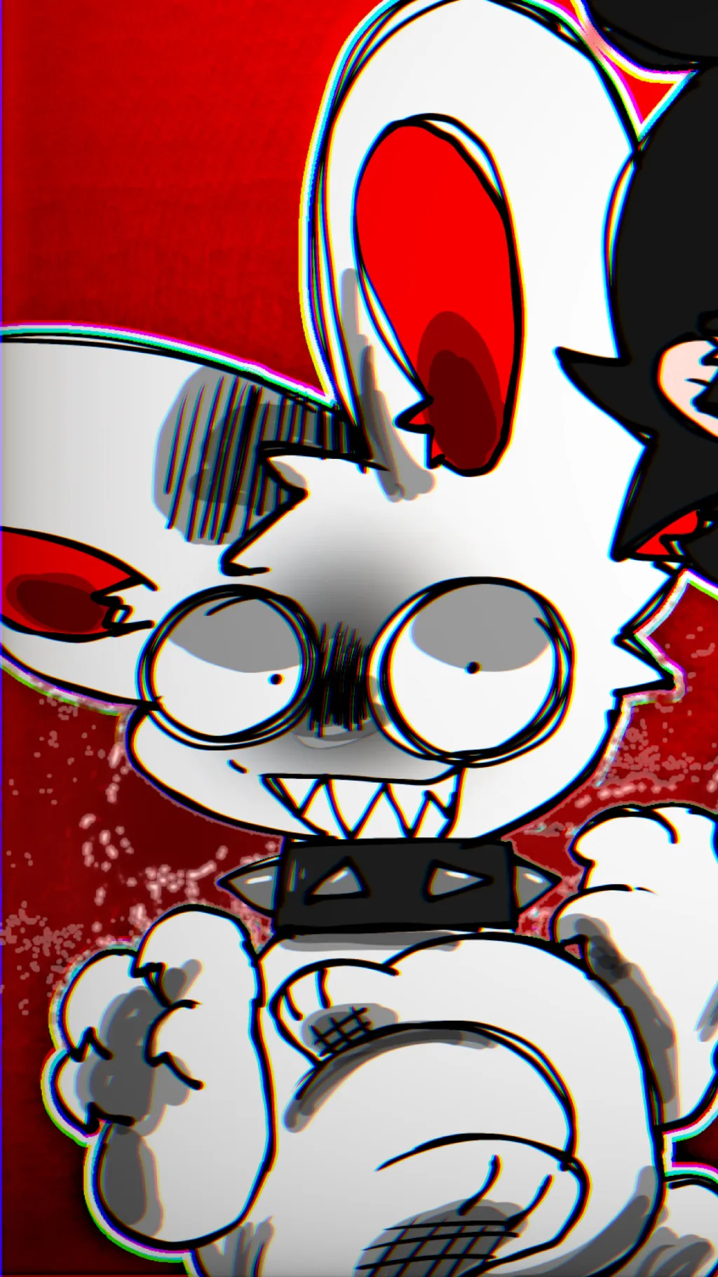 ai character: Bunnies 🔪🩸 background