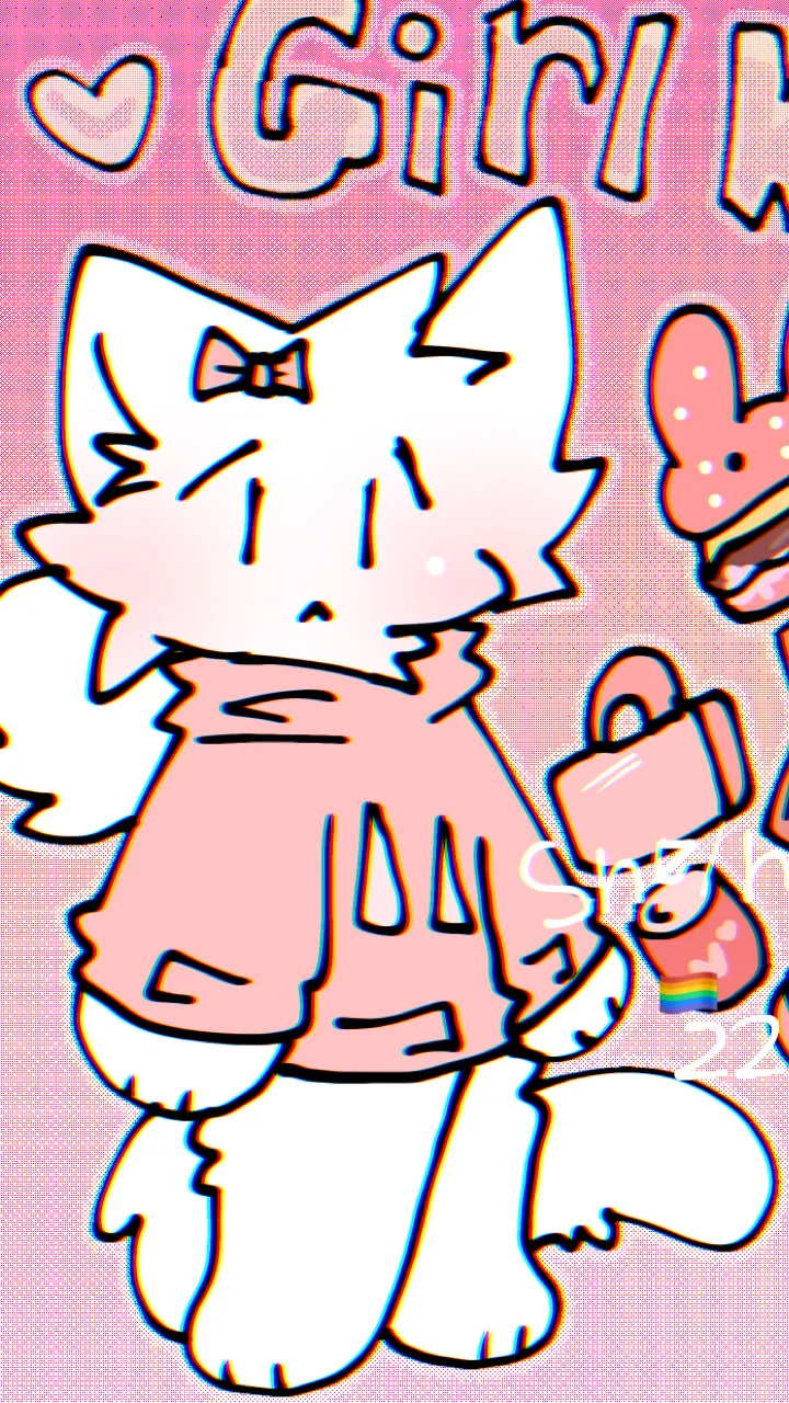ai character: Girl kisser  background